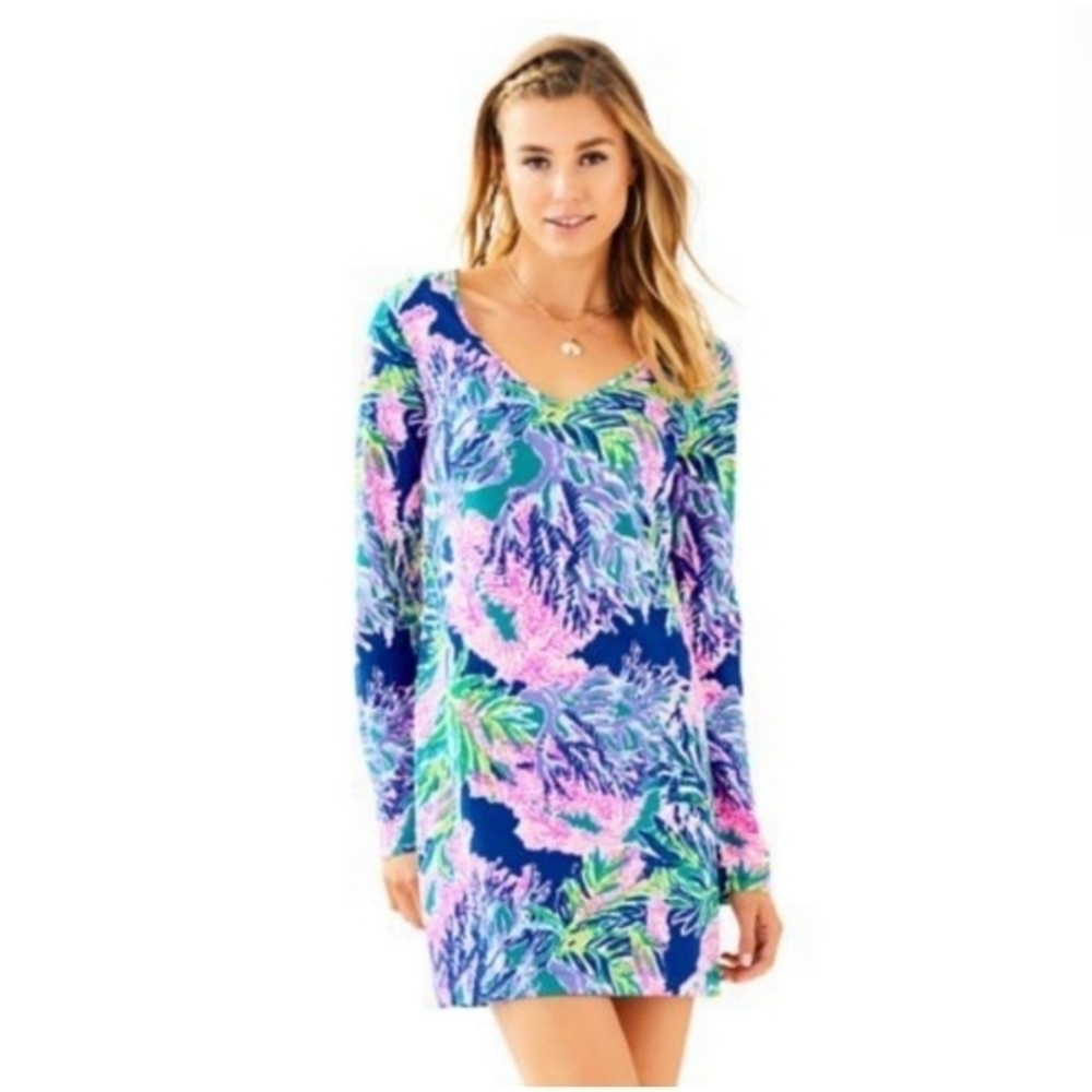 Lilly Pulitzer Beacon Dress in Multi Fan Club XXS